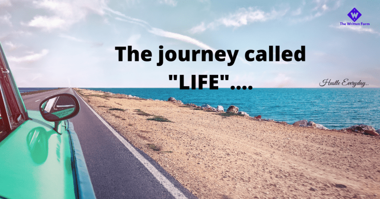 life is a journey.